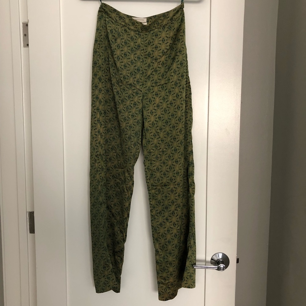 UO Paisley Print Silk Pants